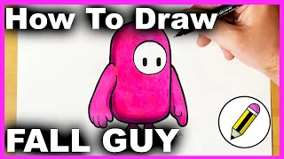 How to Draw a FALL GUY!!! | Cartoon Club