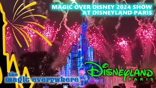 [4k] Magic Over Disney 2024 Fireworks Show at Disneyland Paris