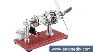 Chinese UPGRADE 16 Cylinder Stirling Engine Model