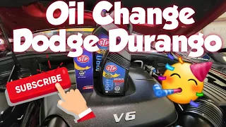 How to: Perform an Oil Change 2014 Dodge Durango
