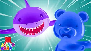 Страшная летающая акула детей хэллоуин песни от Jelly Bears