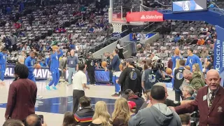 Dallas Mavericks pregame vs LA Clippers warmup 11/15/22 Luka Doncic