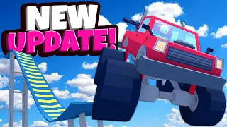 NEW UPDATE! Monster Truck Jumps & Arcade Mode in Wobbly Life!