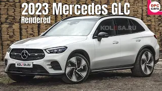 Next Generation 2023 Mercedes Benz GLC Rendered