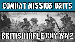 Combat Mission Units: WW2 British Rifle Company