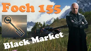 WoT AMX 50 Foch 155 gameplay | WoT Foch 155 | Black Market 2021 | Acces Key