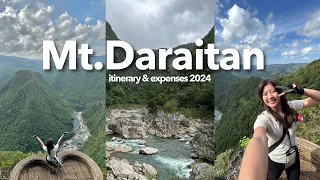 MT.DARAITAN HIKE & TINIPAK RIVER | itinerary & expenses 2024
