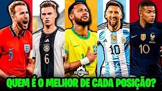 O MELHOR jogador de CADA POSIÇÃO das Seleções da Copa do Mundo ⭐