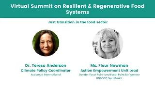Just Transition and Gender in Food Systems