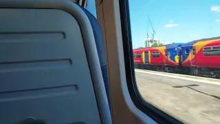 Journey on South Western Railway Class 444 (444035)