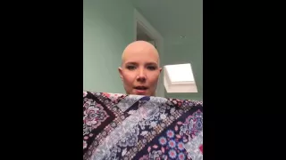 How to tie a head scarf during chemo or other hair loss, tutorial cancerwithasmile