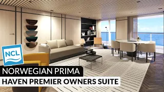 Norwegian Prima | H2 The Haven Premier Owner’s Suite with Large Balcony Tour & Review 4K | NCL PR1MA