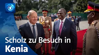 Afrika-Reise des Kanzlers: Scholz zu politischen Gesprächen in Kenia