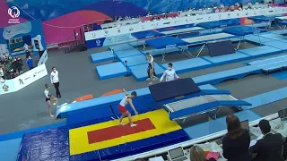 Brent DEKLERCK (BEL) - 2021 junior European silver medallist, Double Mini-Trampoline