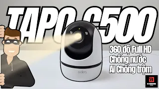 Mở hộp TP-Link Tapo C500 Camera IP Ngoài Trời 360 Độ 2MP