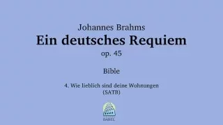 Johannes Brahms - Ein deutsches Requiem, #4 (Female Speaker) Sample