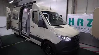 Wohnmobil 4x4 Mercedes Sprinter HRZ Tango 2021 mit Getränke Bar. Einzelbetten, Essbereich uvm.