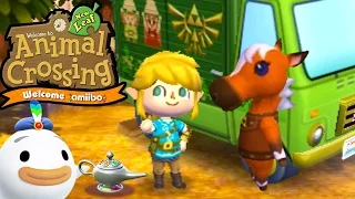 Animal Crossing: New Leaf - Welcome amiibo Update! - Epona RV Zelda Items - 3DS Gameplay Walkthrough