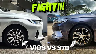 Sebelum korang beli Vios!Tengok S70 dulu! #palataoreview