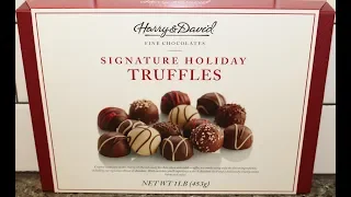 Harry & David Holiday Truffles Dark Chocolate, Coffee, Almond, Raspberry, Cherry & Double Chocolate