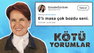 MERAL AKŞENER KENDİSİNE GELEN KÖTÜ YORUMLARI OKUYOR!