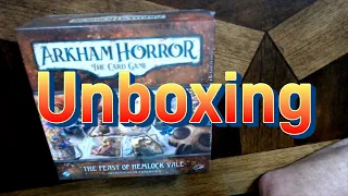 Arkham Horror LCG The Feast of Hemlock Vale Investigators Expansion Unboxing