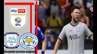 ⚽  Preston north End vs Leicester City   ⚽ | English League Championship (04/29/2024) | PES 2024