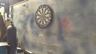 Knife throwing no spin nails