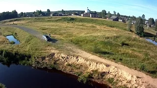 Село Юрово. Полёты над Черным Лухом и старой частью села.
