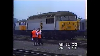 RAILFREIGHT COAL C;ASS 56.56015 Light engine Coalville Open Day 26 5 91.Neil Hayton railway memories