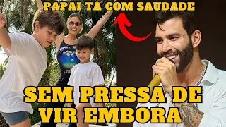 Andressa Suita CURTE Miami com os filhos e tem AJUDA especial e Gusttavo Lima só na SAUDADE ?