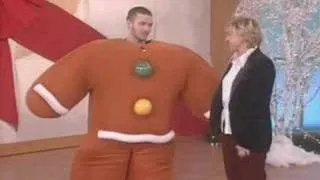 Justin Timberlake - Ellen ( gingerbread man)