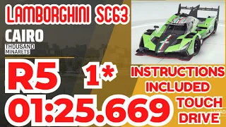 Asphalt 9 - LAMBORGHINI SC63 Grand Prix Round 5 | 1⭐ Touchdrive Instructions | Thousand Minarets