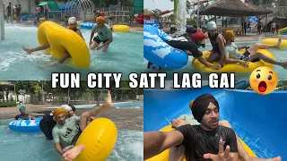 FUN CITY CH BHUT FUN KITA BUT SATT LAG GAI😭 - BEST WATERPARK AND WATERSLIDE😍