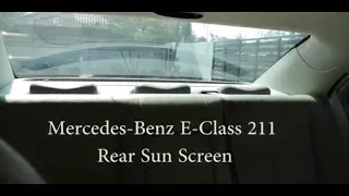 Mercedes-Benz E-Class W211 Rear Sun Screen Roll Roller Blind Visor Shade