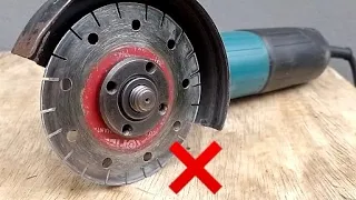 Don't waste money buying new discs, use this trick on your angle grinder and be surprised