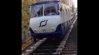 Киевский фуникулёр: Подъем за 15 секунд! - Kiev funicular: The rise in 15 seconds!