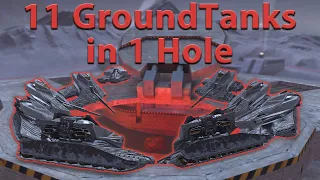 WOT Blitz 11 Groundtanks In 1 Hole || Blender on Faust