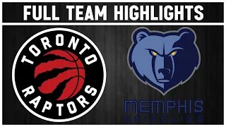 Toronto Raptors vs Memphis Grizzlies - Full Team Highlights | Jan 3, 2024