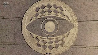 'The Eye' Crop Circle | 30 July 2023 | West Meon, Hampshire | Crop Circles From The Air