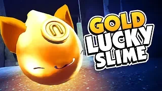 A LUCKY SLIME ATE A GOLD PLORT - Slime Rancher Gold Largo Mod