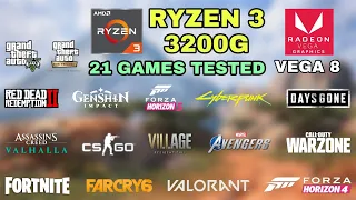 Ryzen 3 3200G (Vega 8) in late 2021 - 21 Games Tested