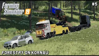 Rescuing SCANIA in forest with @TheCamPeRYT ​| Forestry On Kornau | Farming Simulator 19 | Episode 5