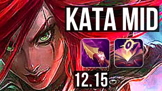 KATARINA vs PANTHEON (MID) | Penta, 1.0M mastery, 300+ games, Dominating | EUW Diamond | 12.15