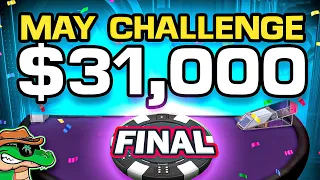 The End of the May $31,000 Challenge! - Daily Blackjack #152