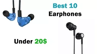 Best 10 Earphones Under 20$ (Top 10 earphones from Aliexpress)