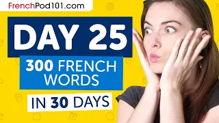 Day 25: 250/300 | Learn 300 French Words in 30 Days Challenge