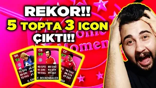 REKOR!! 5 TOPTA 3 İCON ÇIKTI BAYERN MUNICH ICONIC MOMENT TOP AÇILIMI // PES 2021 MOBİLE