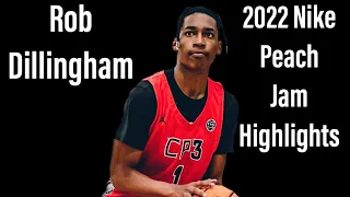 Rob Dillingham 2022 Nike Peach Jam Highlights