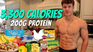 Full Day of Eating 3,300 | TASTY High Protein Diet To Build Muscle